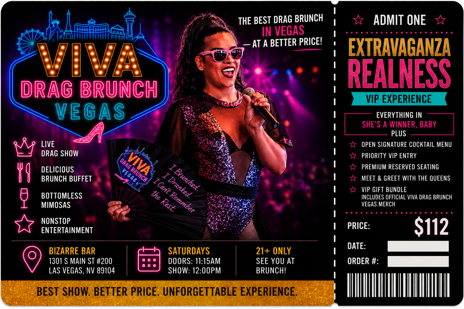 Viva Drag Brunch Vegas – Extravaganza Realness